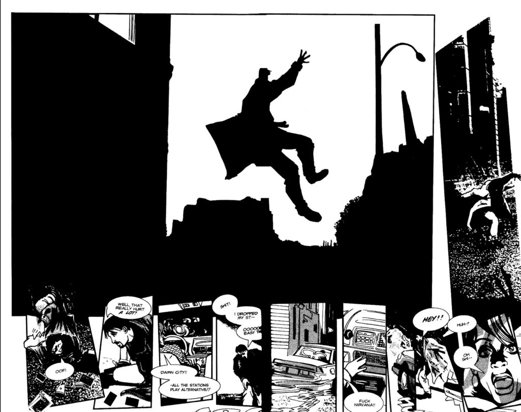 A page from AKA Goldfish by Brian Michael Bendis