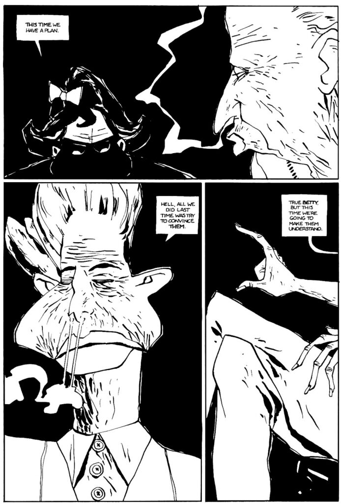 A page from Eddy Current by Ted McKeever