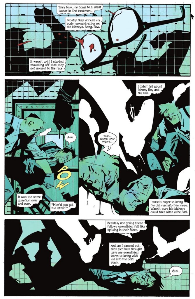 A page from Gothan Year One written by Tom King and drawn by Phil Hester.