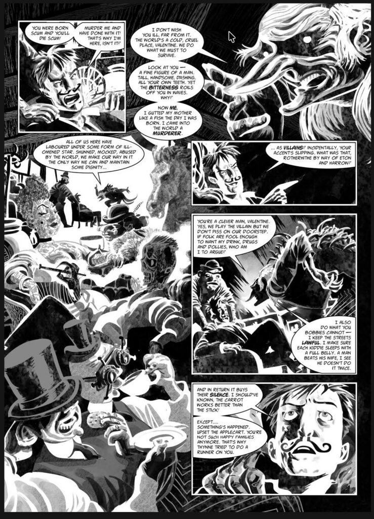 A page from Stickleback by D'Israeli