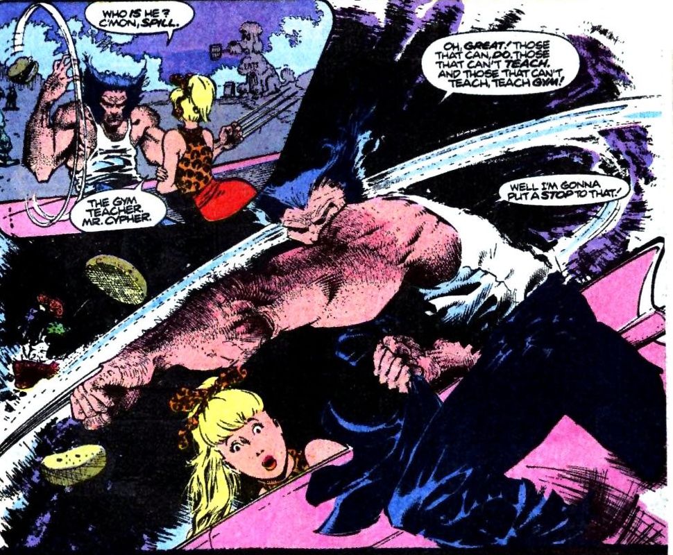 Wolverine in Marvel Comics Presents art by Sam Kieth, written by Peter David