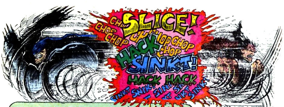 Wolverine vs Cyber art by Sam Kieth