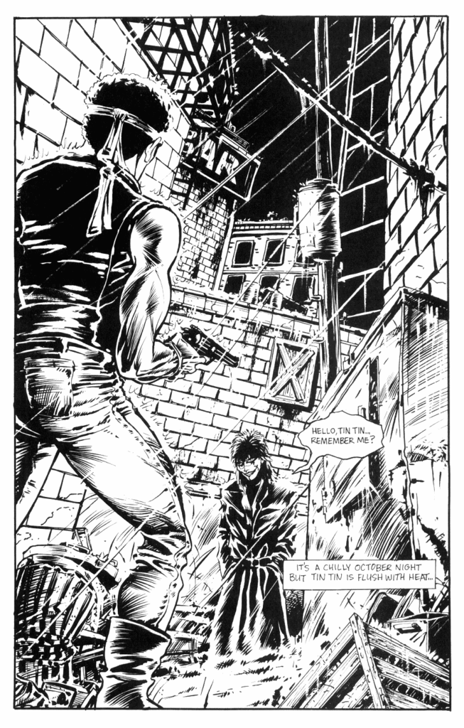 The Crow greets Tin Tin